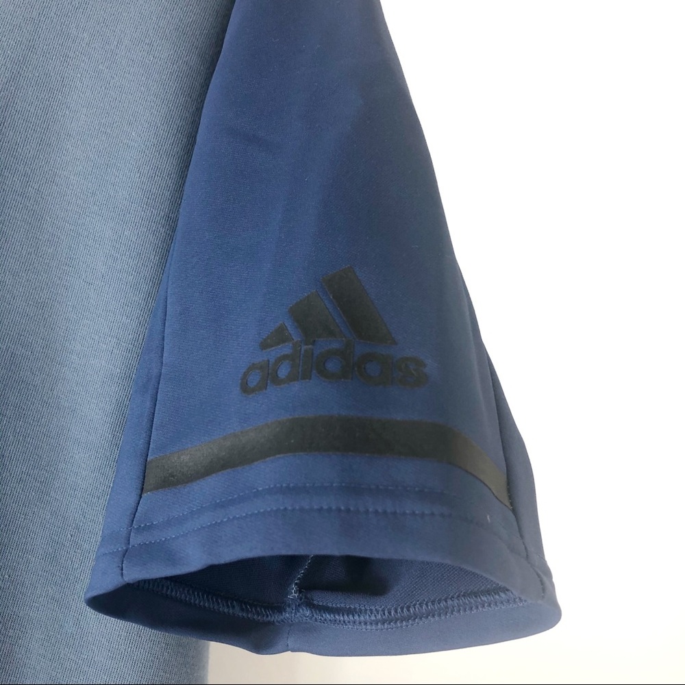 Adidas sweatshirt with hoodies Small Blue - Picture 2 of 8
